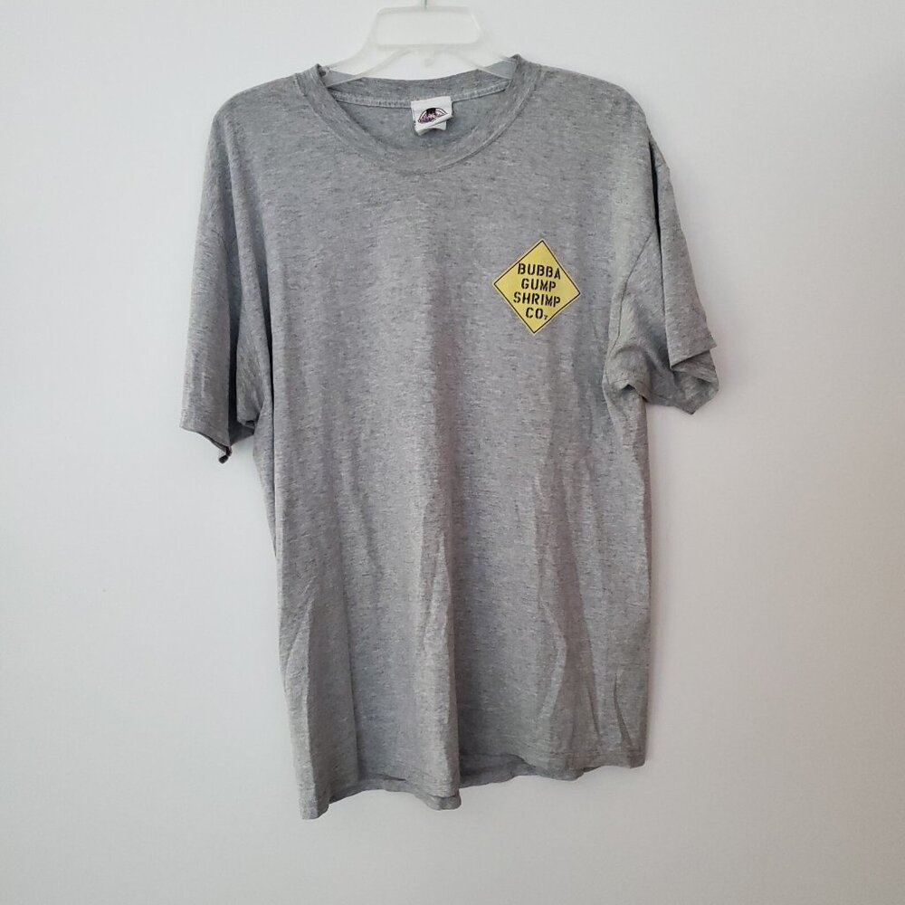 Vintage Bubba Gump Shrimp T-Shirt Mens‎ Large Gray Short Sleeve Shrimp Xing